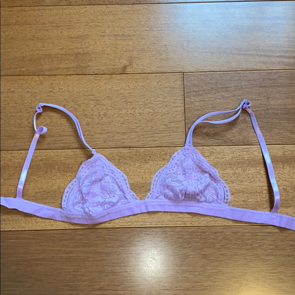 Light Purple Lace Bralette Small